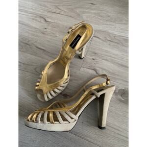 Sonia Rykiel Platform Slingback Heels Size 39.5